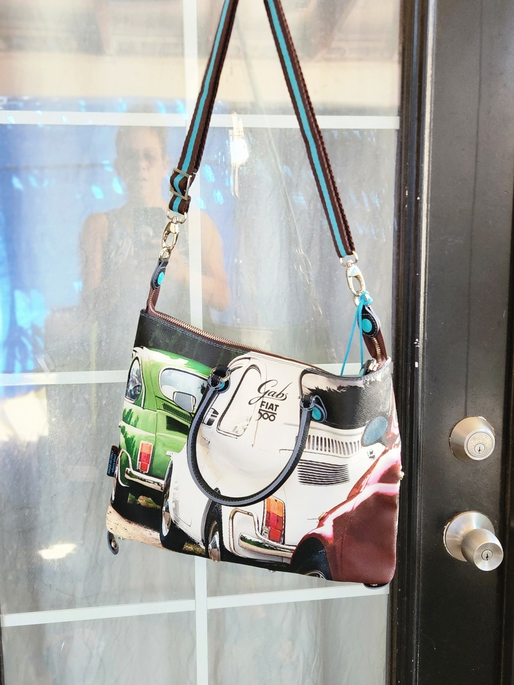 GABS FIAT Leather Bag, Multicolor - Picture 5 of 9